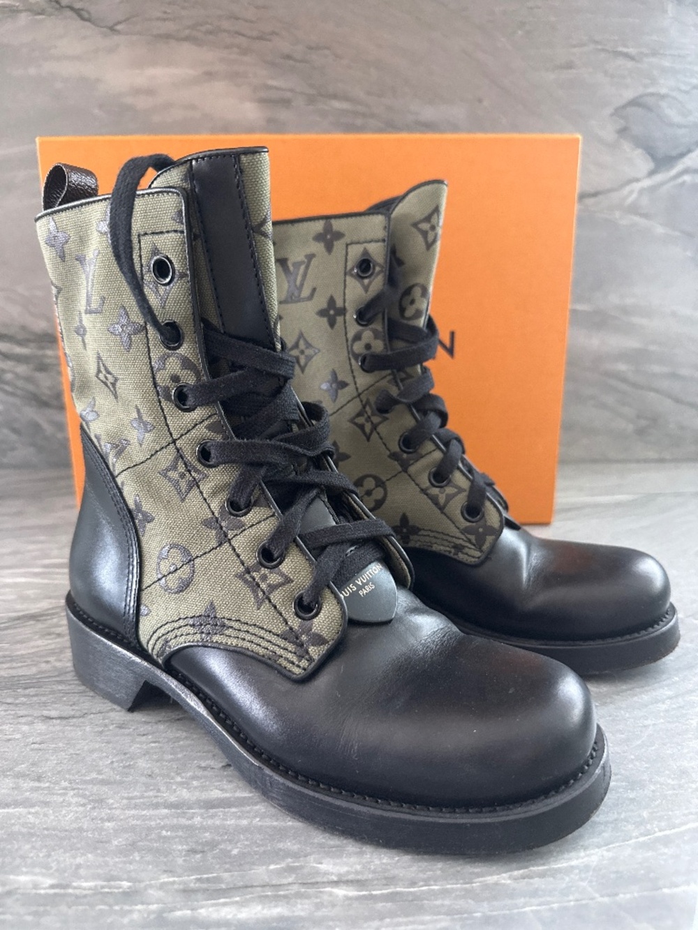 Louis Vuitton Combat Boots